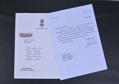 Appreciation of Aloke Kumar | Gopal Krishna Gandhi, Governor of West Bengal — on Kindness Foundation