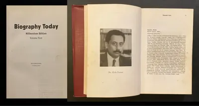 'Biography Today' valued the professional contribution and incorporated it in their Millennium Edition of 2000.