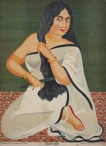 Bibi or Promoda Sundari referring to a married woman, formed another category of popular erotic art.