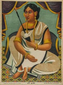 Rani Sundariis an example of a later Sundari iconography.The objectification of her image is closely comparable to the Mughal tawaifs or courtesans.