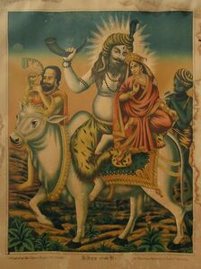 Sri Har Gouri. Chor Bagan Art Studio. 1890.