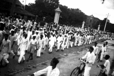 The partition of Bengal in 1905 led to mass protests