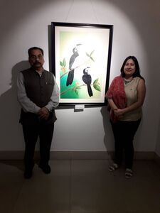 Epshita Chatterjee. Painter. December 2019.