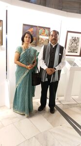 Reena Lath, Director of Akar Prakar Art Gallery. April. 2018.