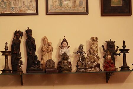 Drawing Room. Antique Sculptures. 3 March 2022.