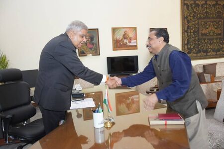Jagdeep Dhankar.Governor and now Vice President.  February 2020.