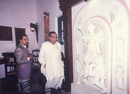 Prasanta Chatterjee. The Mayor of Calcutta. May 1996.