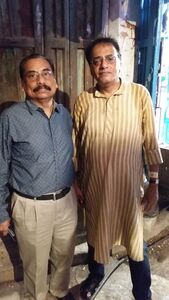 Subrata Gangopadhyay. Colleague from ABP. Famous Painter and Artist.