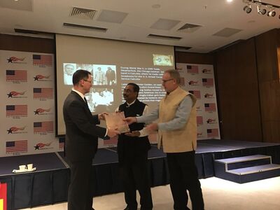America — Calcutta Connect | Handing over of the book by the Consulate General and Vice Consul