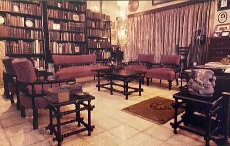 A normal city home that houses a collection of books on various subjects.
