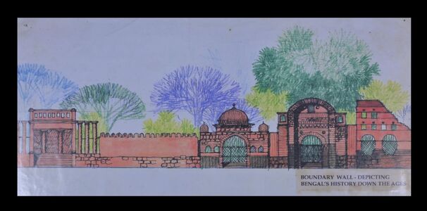 Detailing. Boundary Wall. Bengal History down the Ages. Partha Ranjan Das