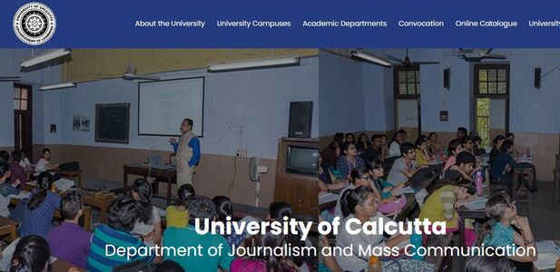 Featuring in the Website of the University