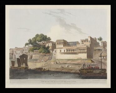 Part of the City of Patna on the River Ganges. Thomas Daniell