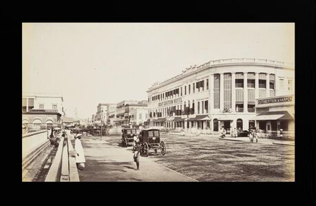 Old Court House Street, Calcutta | 1876